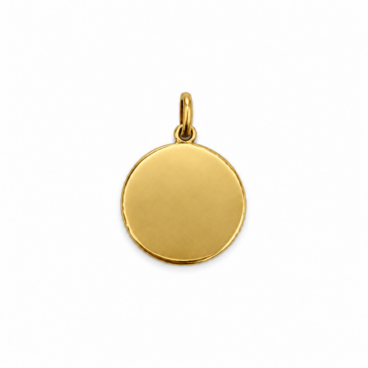 Médaille or jaune Vierge Marie signée Trécy