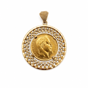 Pendentif Or Jaune - Pièce Napoleon III