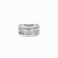 Bague Or blanc - Pavage Diamants