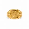 Chevalière - Or jaune 18 carats
