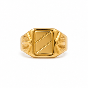 Chevalière - Or jaune 18 carats