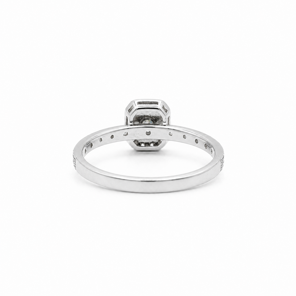 Bague de Fiancaille - Or blanc et Diamants