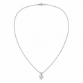 Collier Pendentif Coeur - Or blanc et Diamant