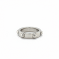 Louis Vuitton - Bague Clous Or blanc