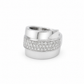 Bague Or blanc et Diamants 1,20 carats
