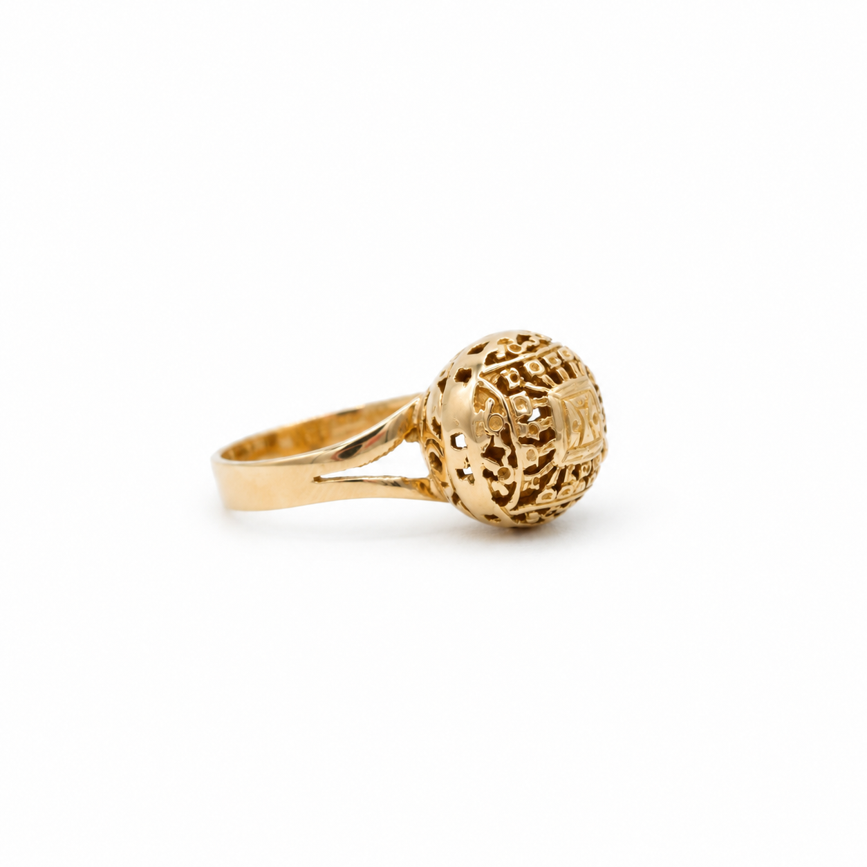 Bague Péruvienne Arte Orfévre - Or jaune