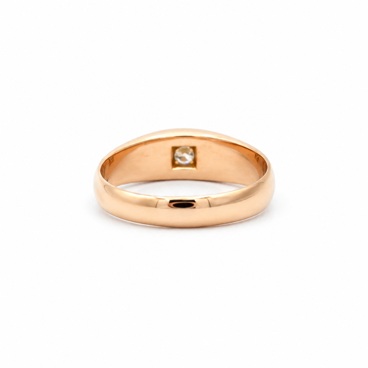 Bague Jonc 2 ors - Diamants 0,27 carat