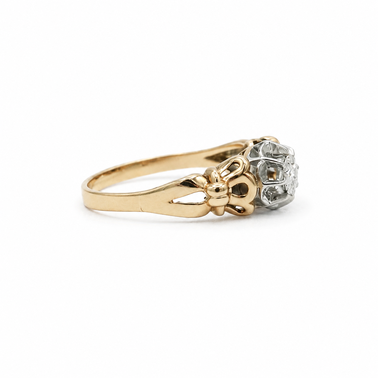 Bague 2 ors - Diamant