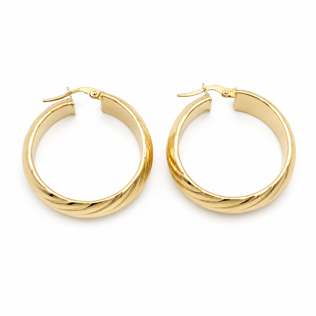 Boucles d’oreilles Créole - Or jaune
