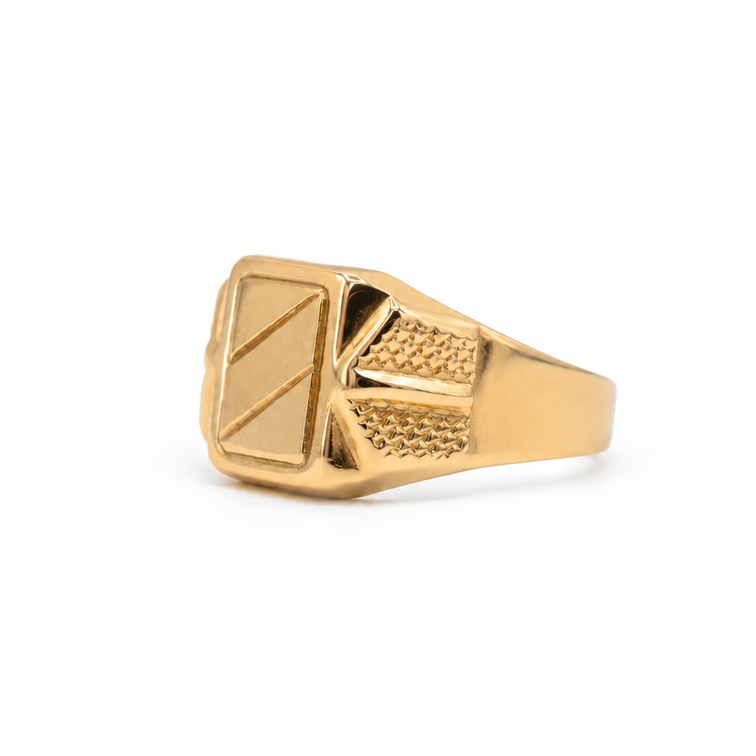 Chevalière - Or jaune 18 carats