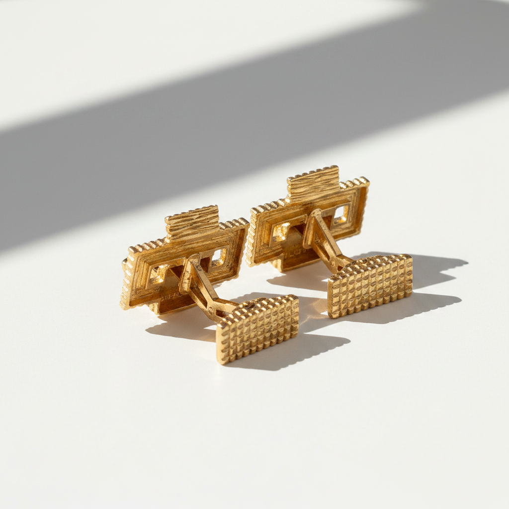Boutons de manchette - Or jaune 18 carats