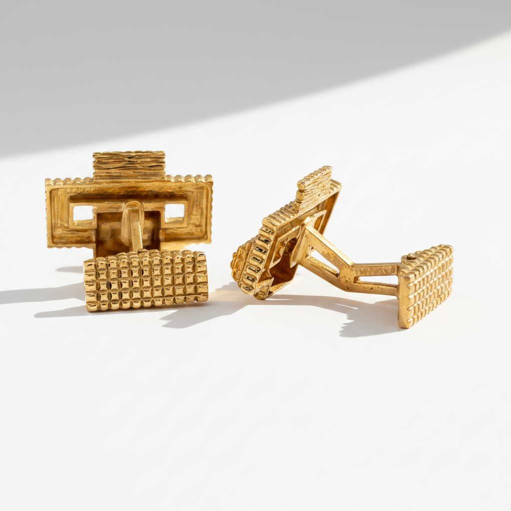 Boutons de manchette - Or jaune 18 carats