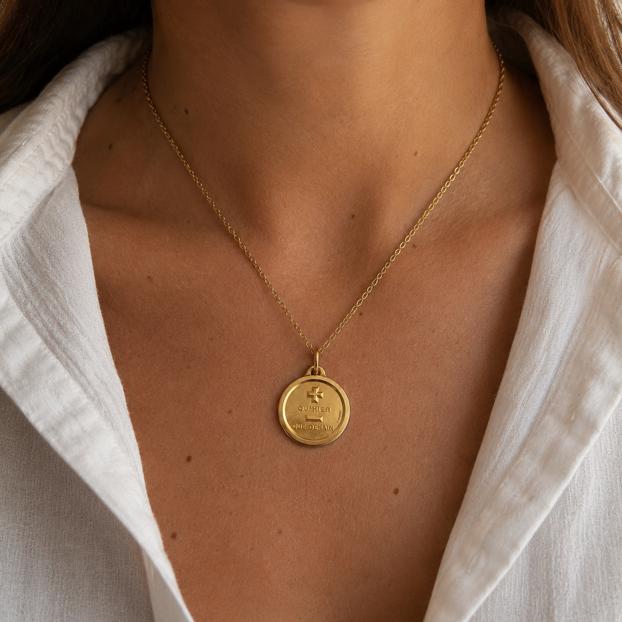 Augis - Médaille D’amour - Or jaune