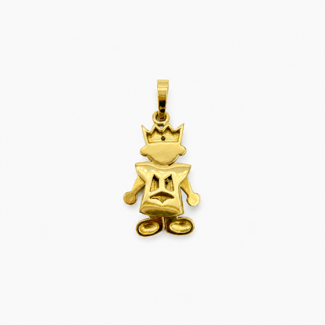 Pendentif Pantin articulé - Or jaune - Diamant et Saphir