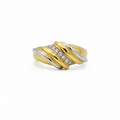 Bague 2 ors - Diamants