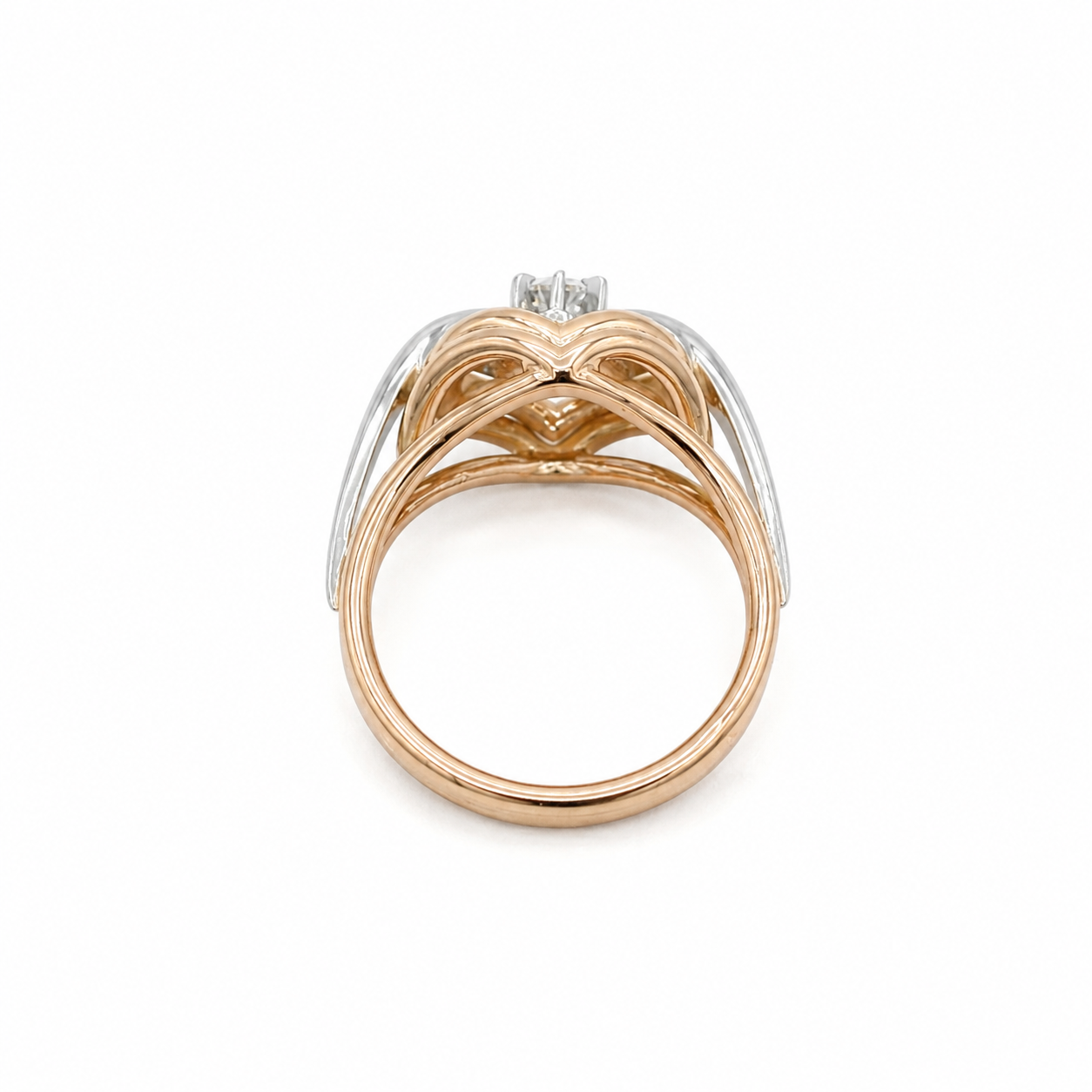 Bague 2 ors - Diamants