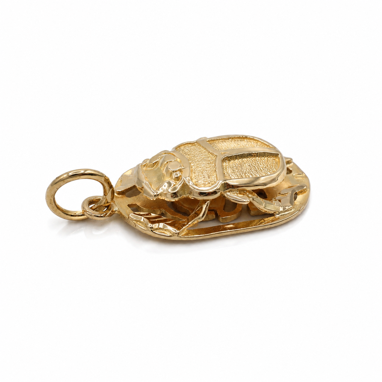 Pendentif Scarabée Égyptien - Or jaune