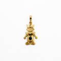 Pendentif Pantin articulé - Or jaune - Diamant et Saphir