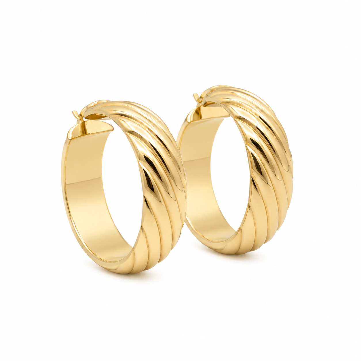 Boucles d’oreilles Créole - Or jaune