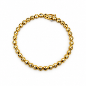 Bracelet Or jaune - Diamants 1 carat