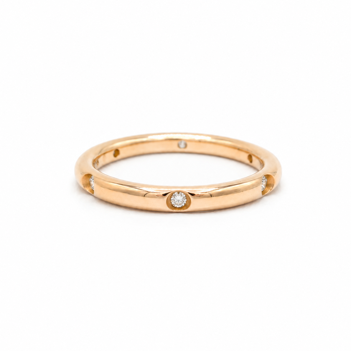 Alliance - Or Rose - Diamants