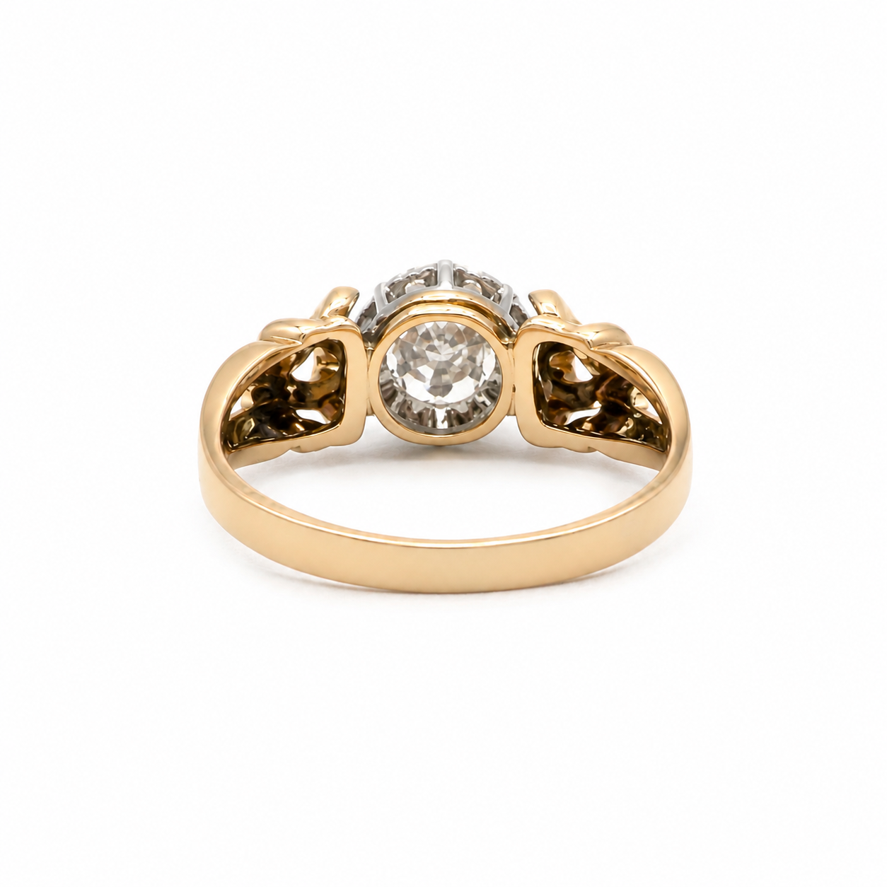 Bague 2 ors - Diamant