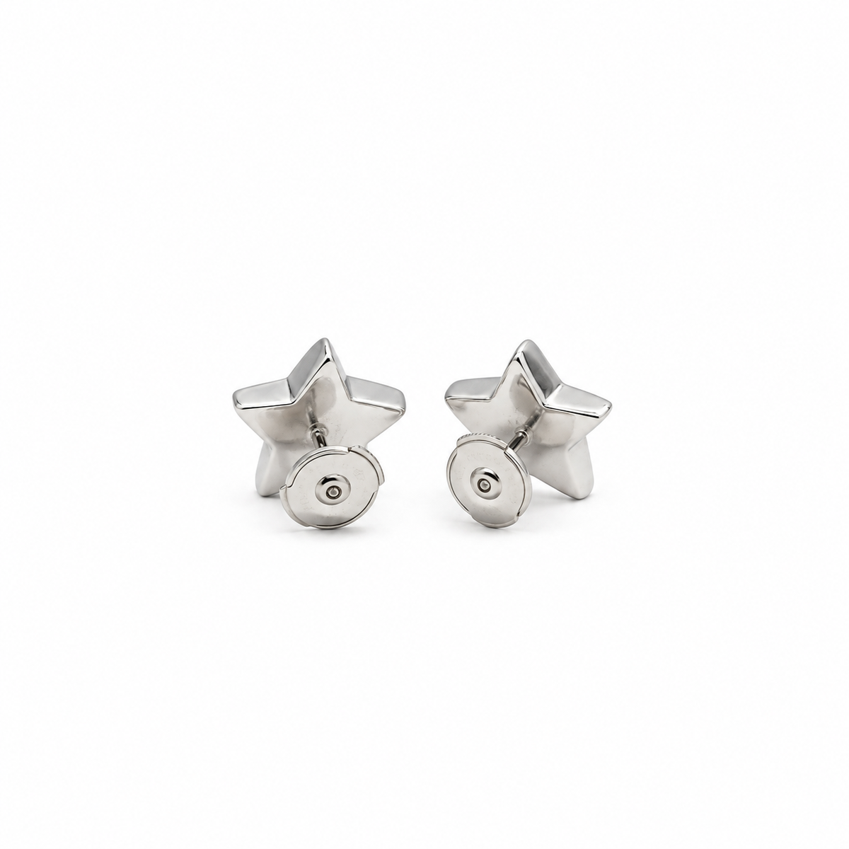 Boucles d’oreilles Étoile - Or blanc et Diamants