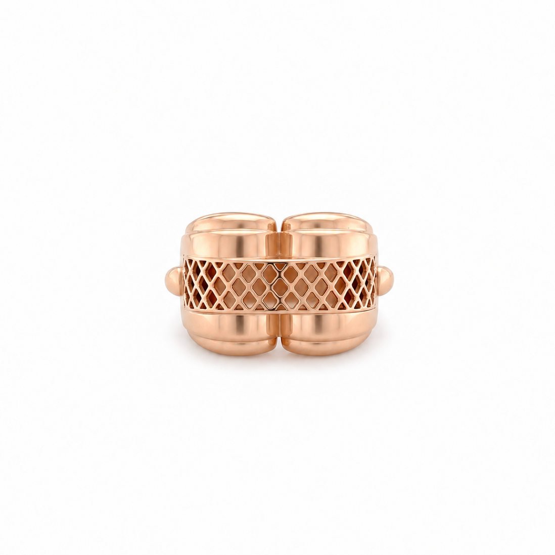 Rose Gold Tank Ring - 1950