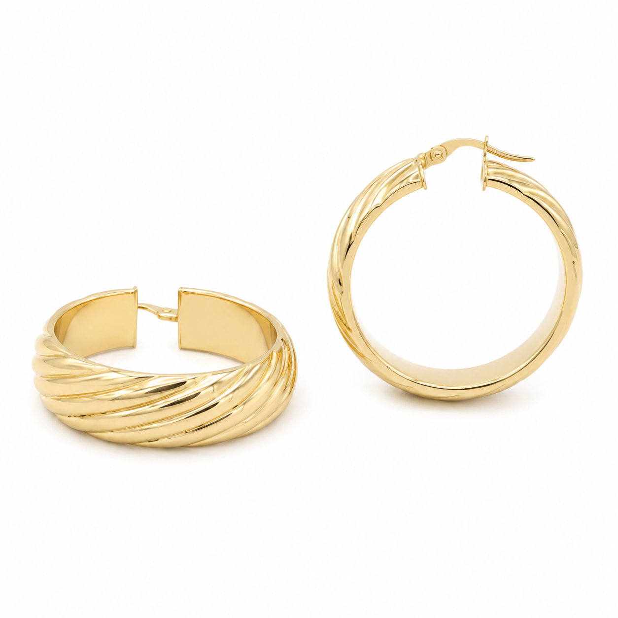 Boucles d’oreilles Créole - Or jaune