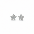 Boucles d’oreilles Étoile - Or blanc et Diamants