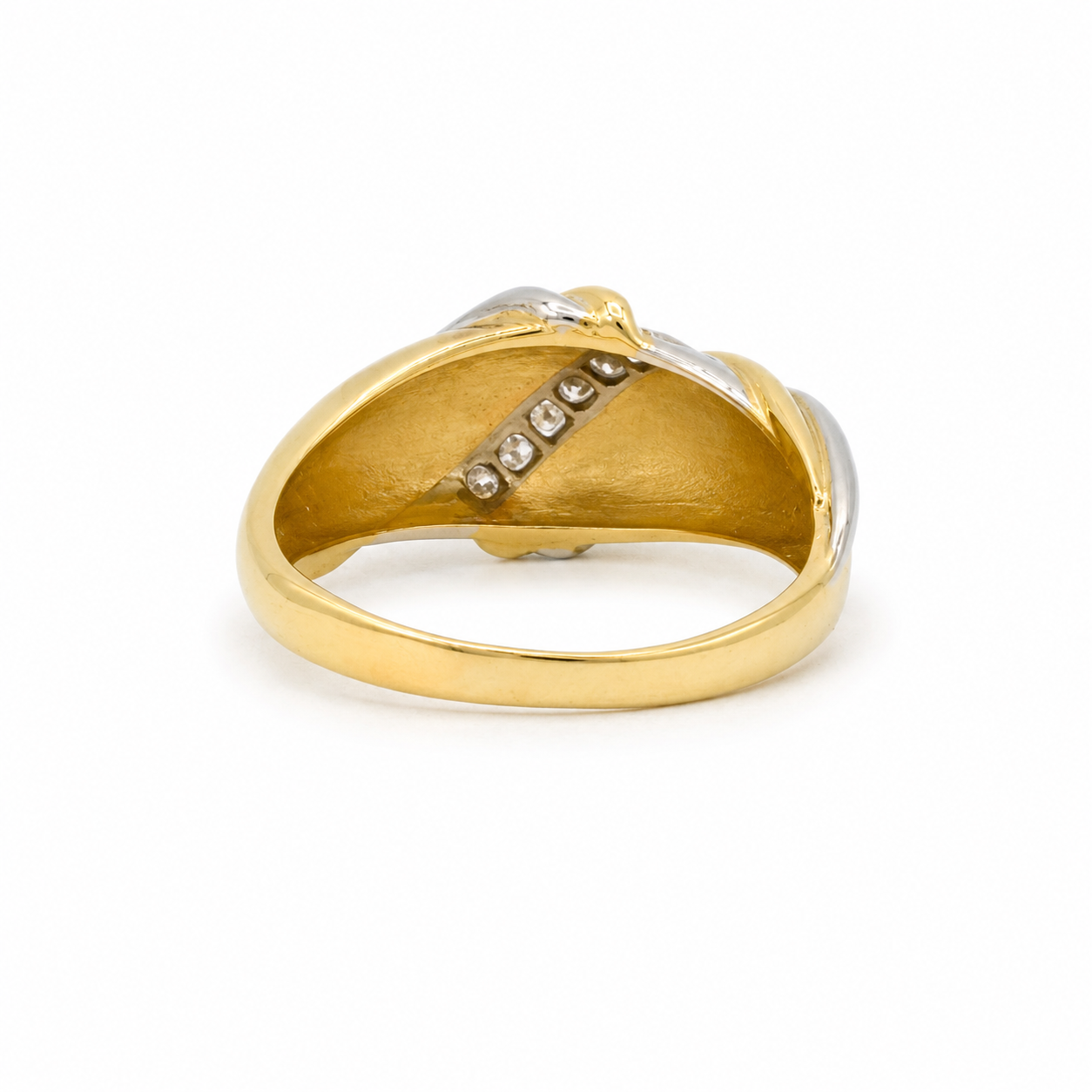 Bague 2 ors - Diamants