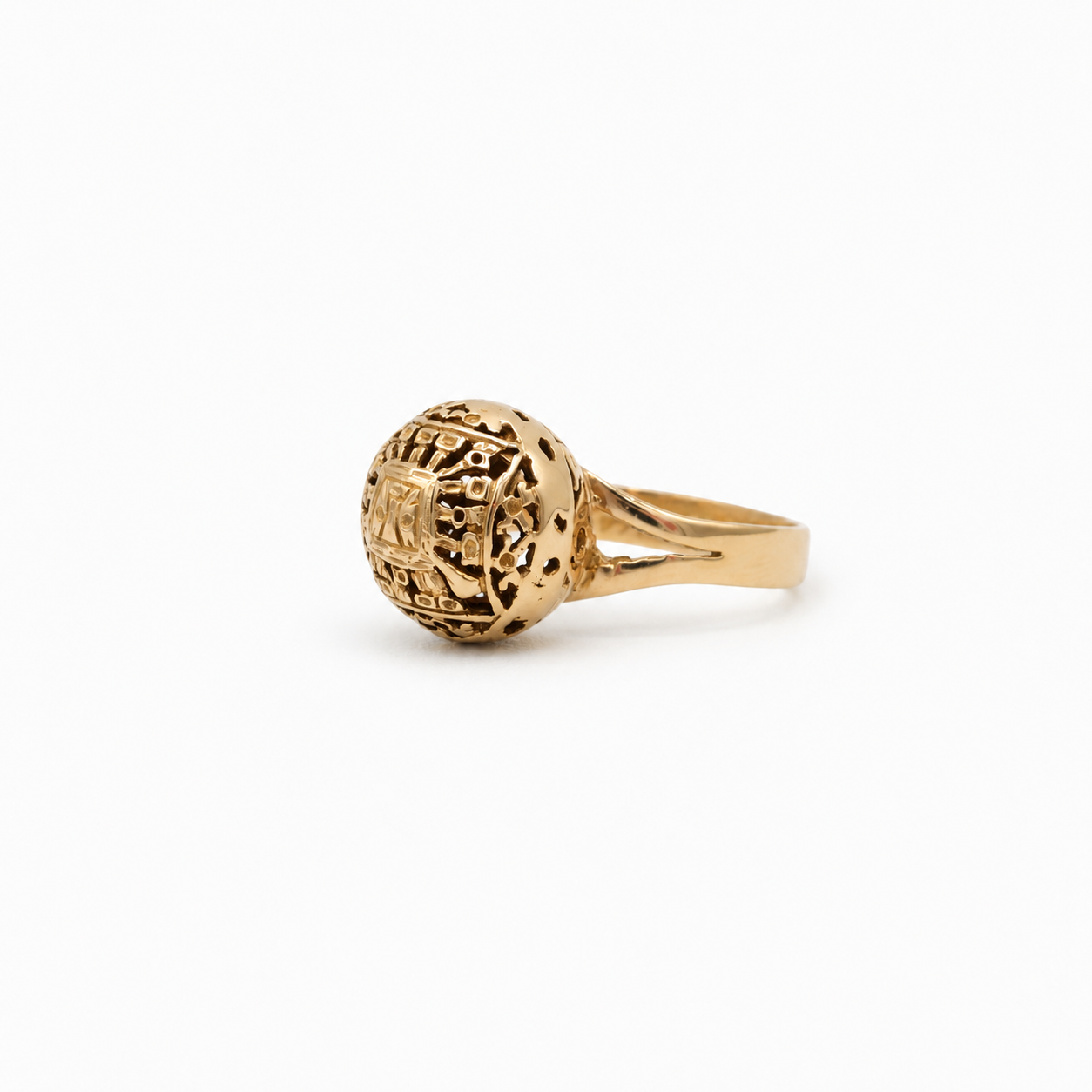 Bague Péruvienne Arte Orfévre - Or jaune