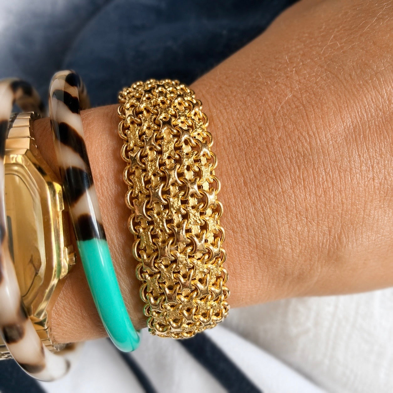 Bracelet Manchette  Or jaune