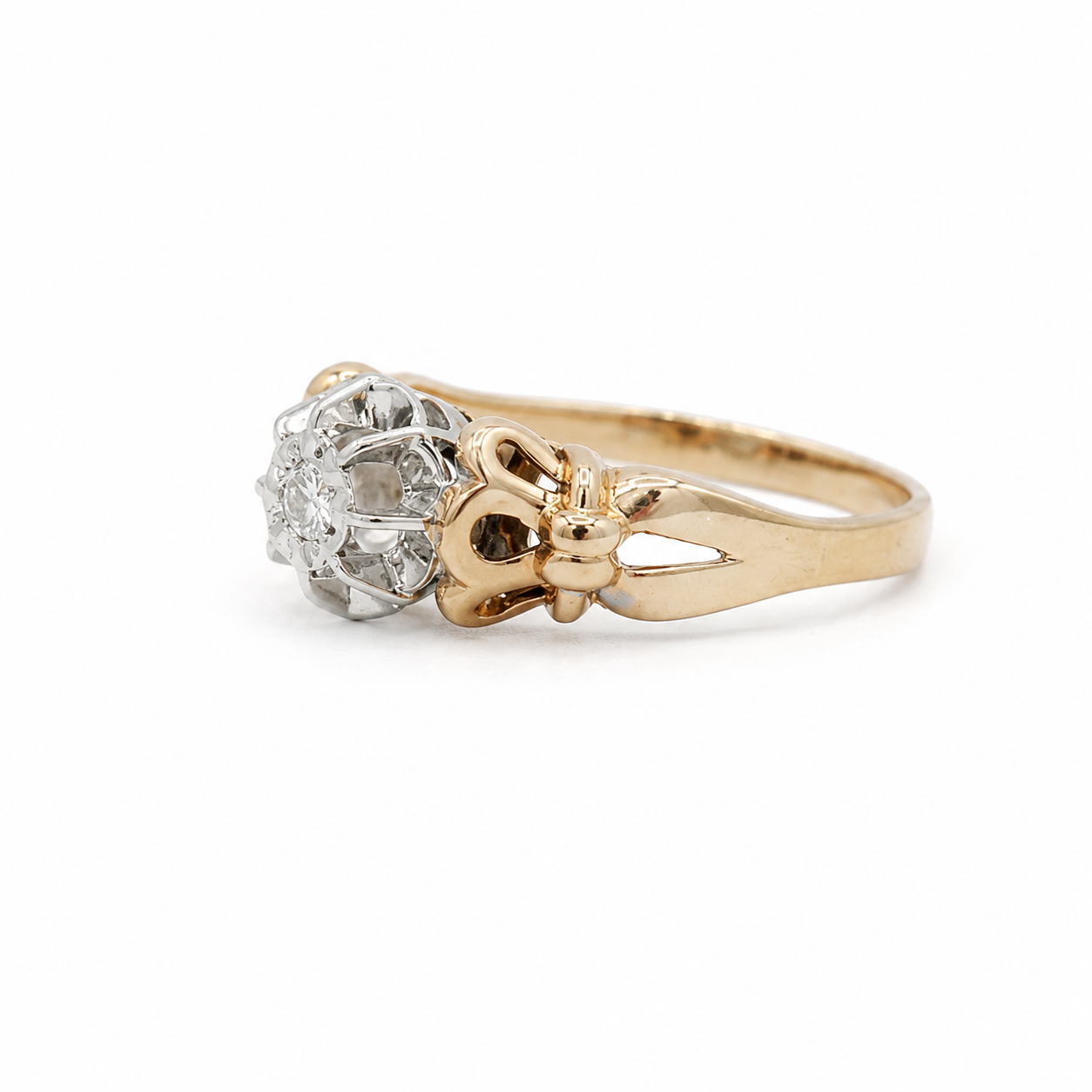 Bague 2 ors - Diamant