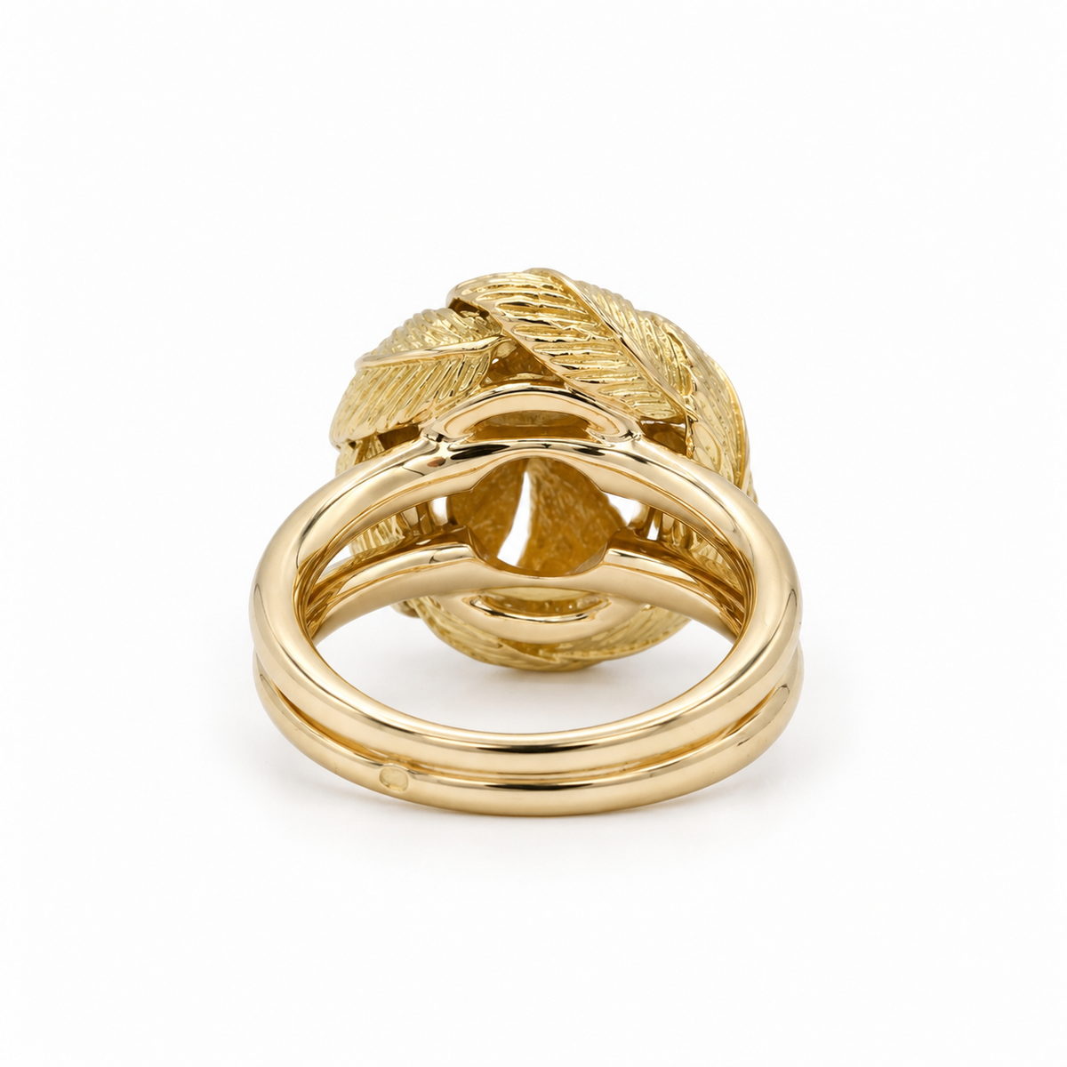 Bague Fleur - Or jaune - Diamants 0,50 carat