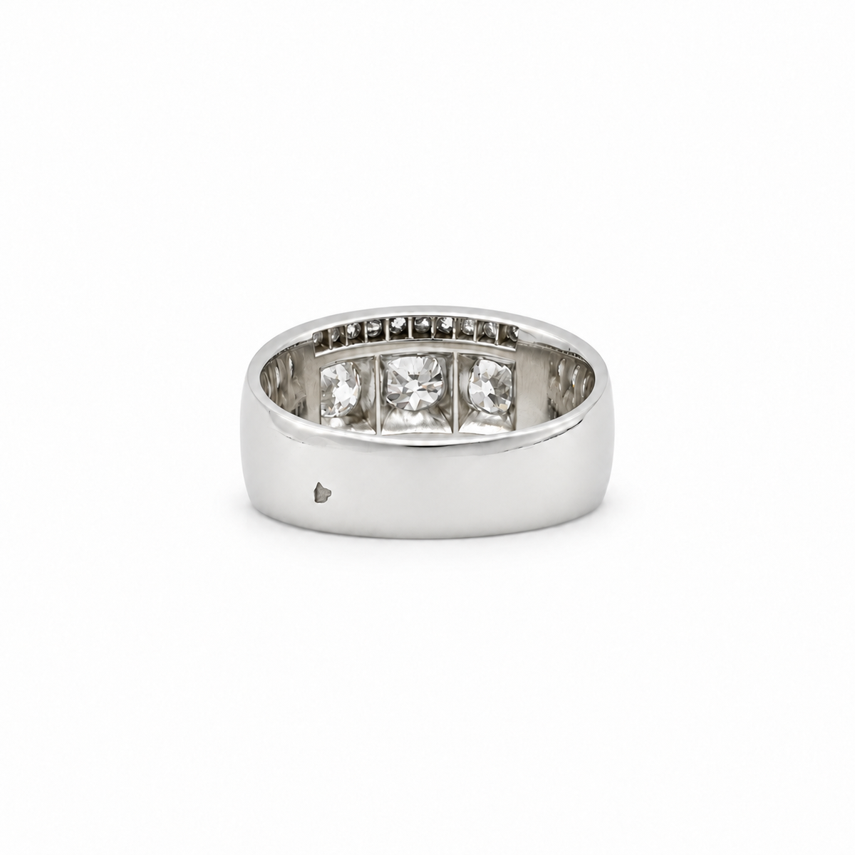 Bague Trilogie Platine et Diamants