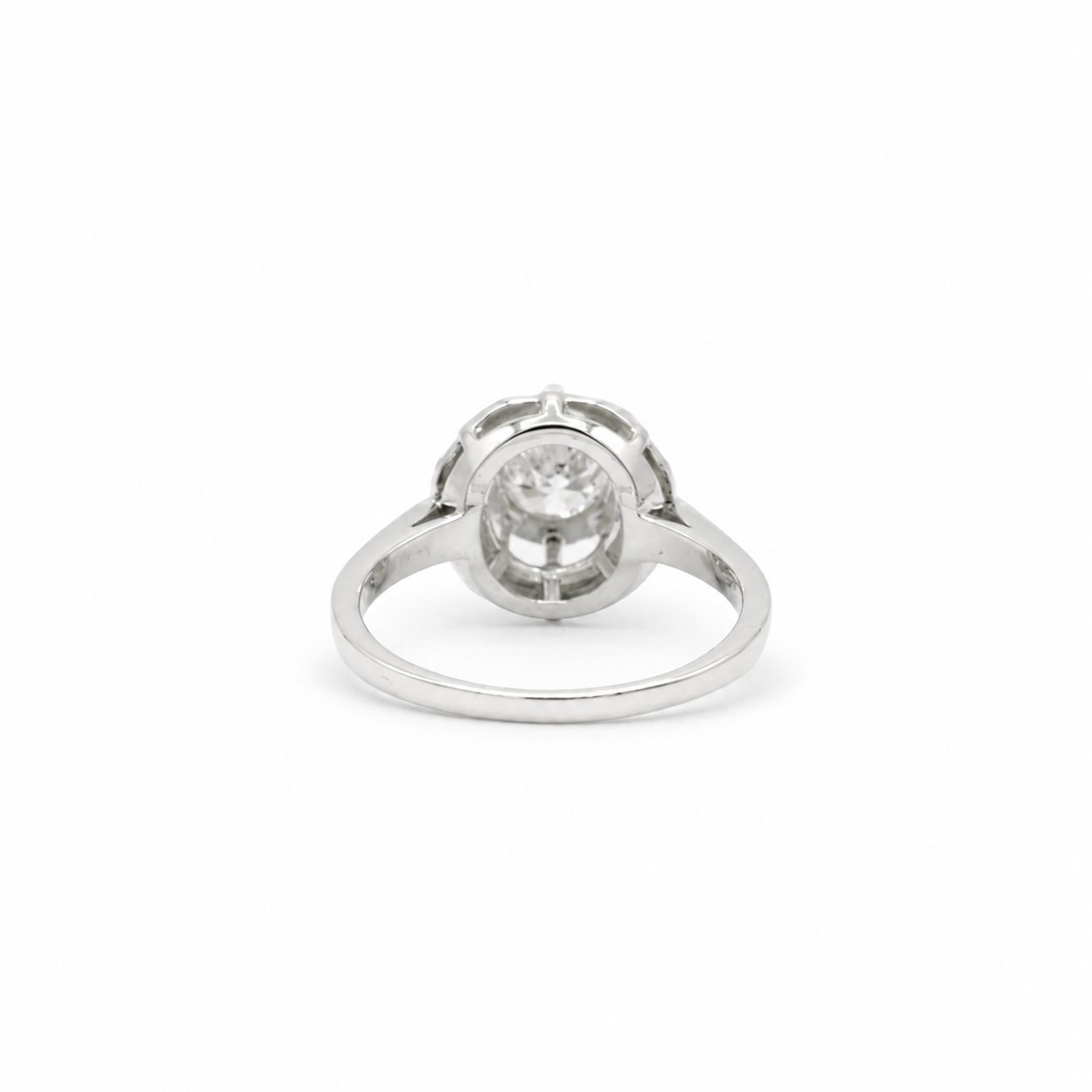 Bague Vintage - Or blanc et Diamant 0,78 carat