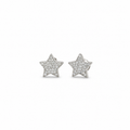 Boucles d’oreilles Étoile - Or blanc et Diamants