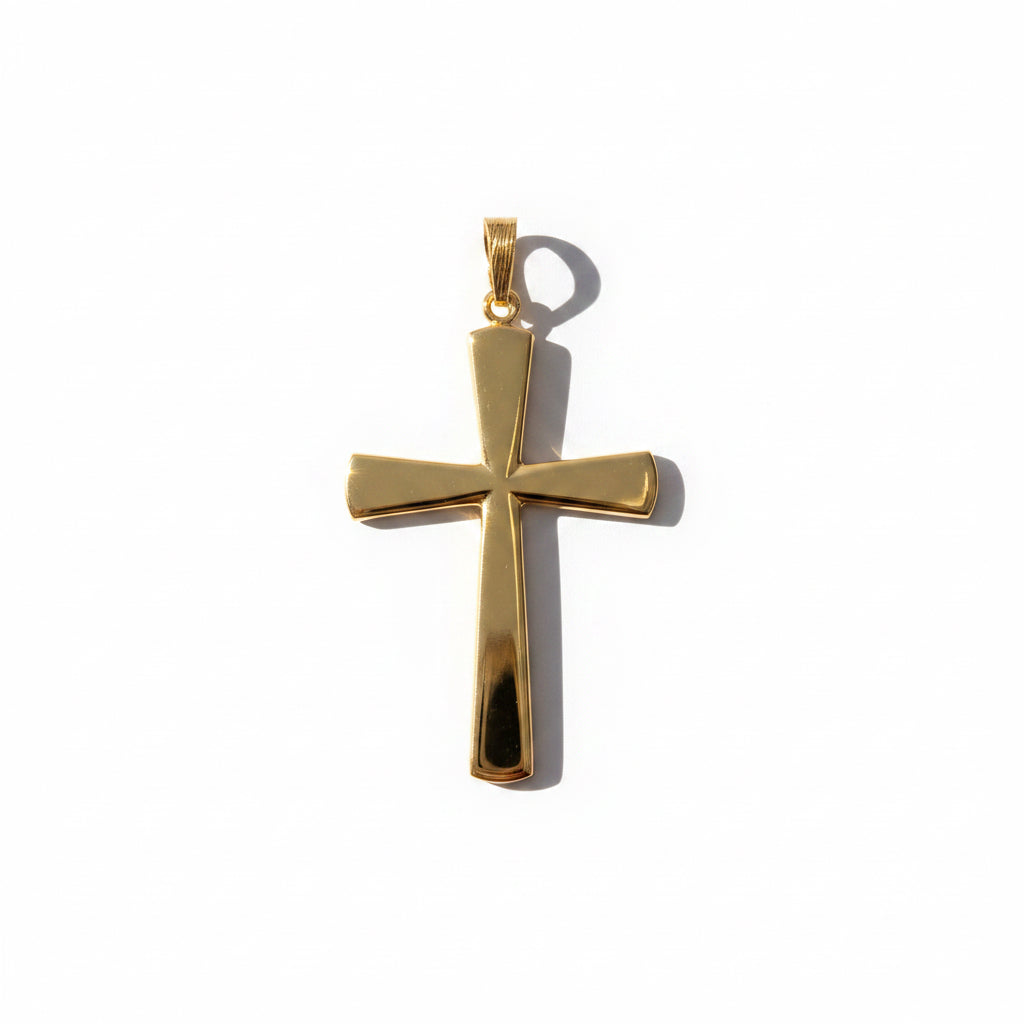 Pendentif Croix - Or jaune