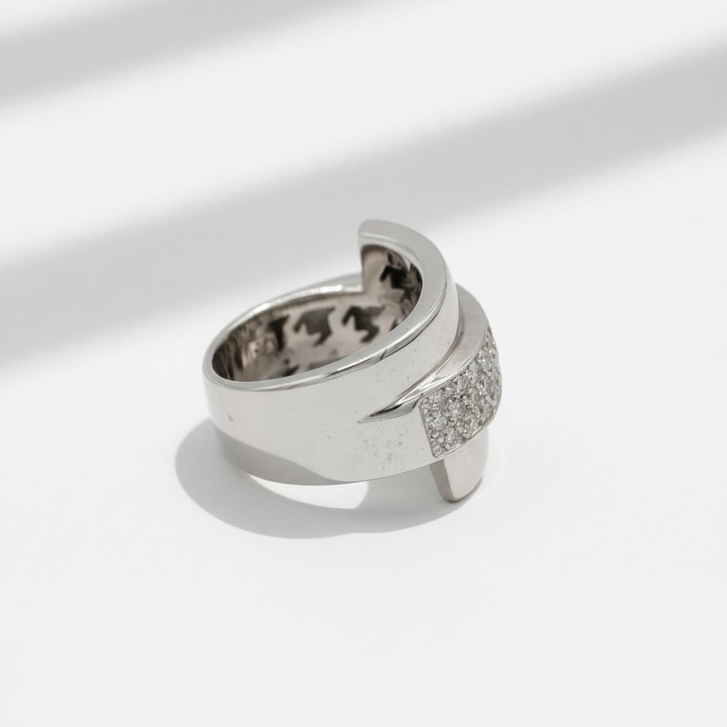 Bague Or blanc et Diamants 1,20 carats