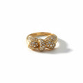 Bague Noeud Or jaune et Diamants
