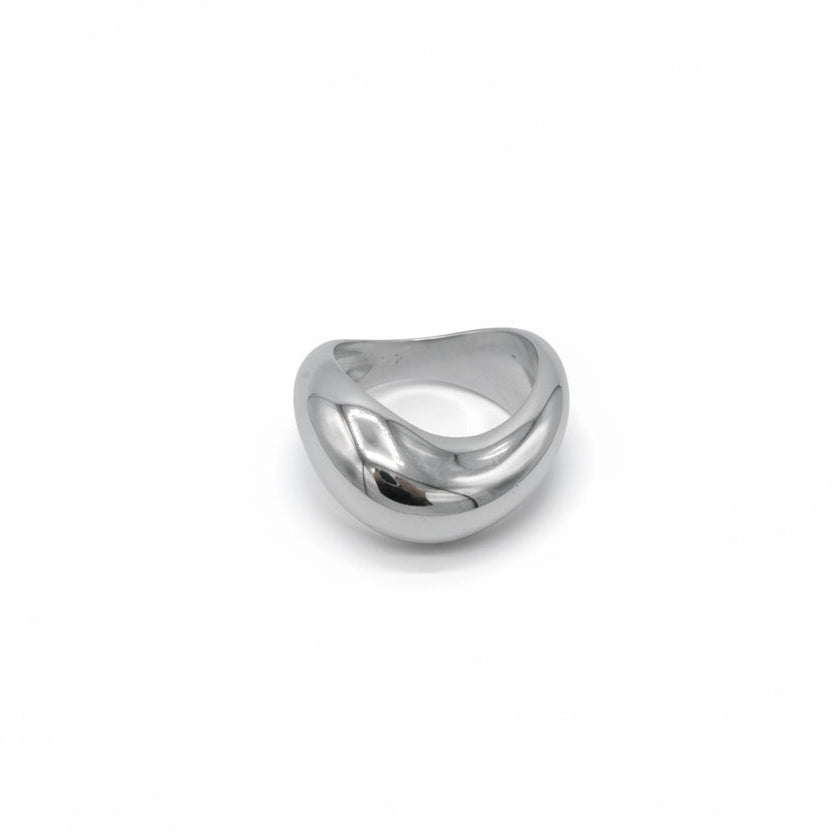 Bague Jonc - Or blanc
