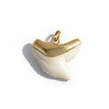Pendentif Vintage - Dent de requin - Or jaune