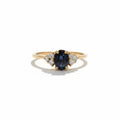 Bague Vintage - Saphir et Diamants