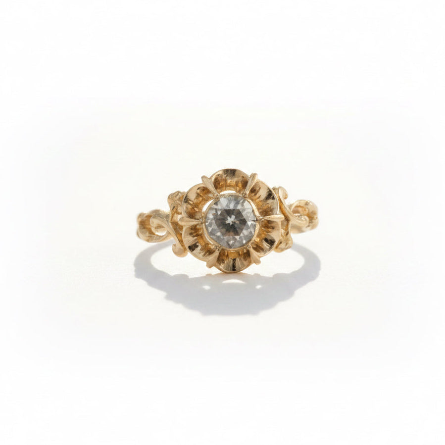 Bague Or jaune - Diamant 0,50 carat