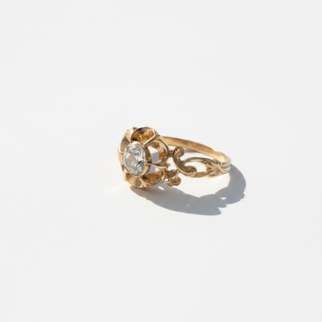Bague Or jaune - Diamant 0,50 carat