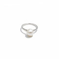 Bague Platine - Perle de culture