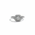 Art déco - Bague Or blanc et Diamants