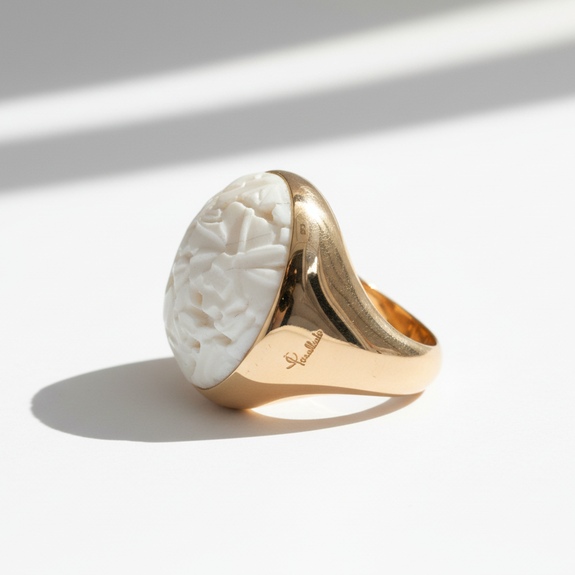 POMELLATO - Bague Victoria - Or Rose - Agate